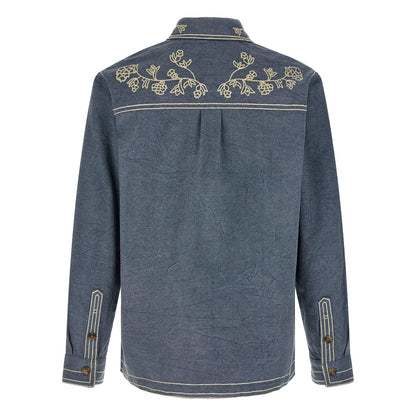 Isabel Marant Blue Cotton Blouse