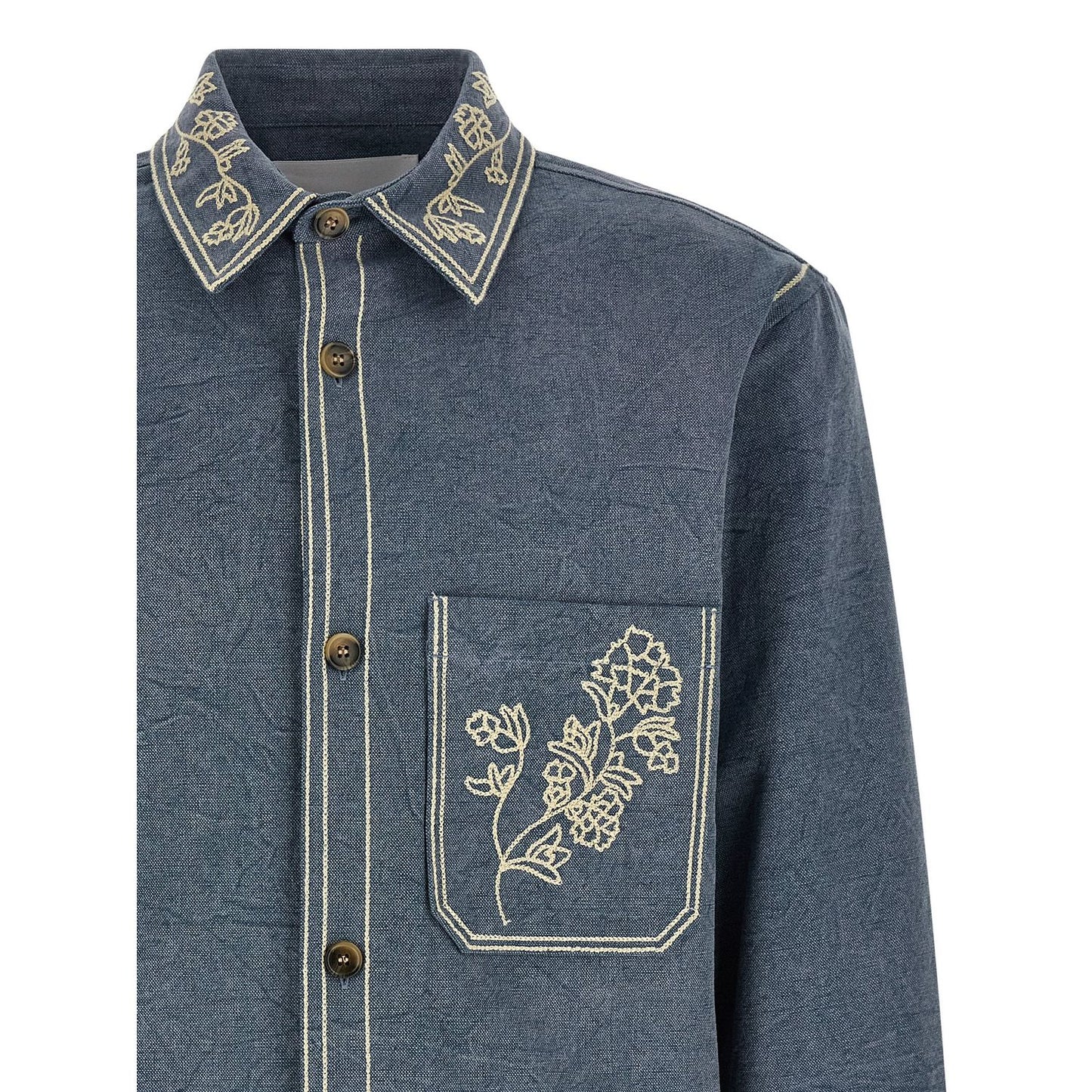 Isabel Marant Blue Cotton Blouse