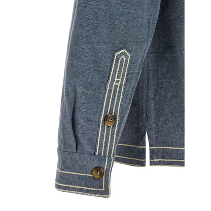 Isabel Marant Blue Cotton Blouse