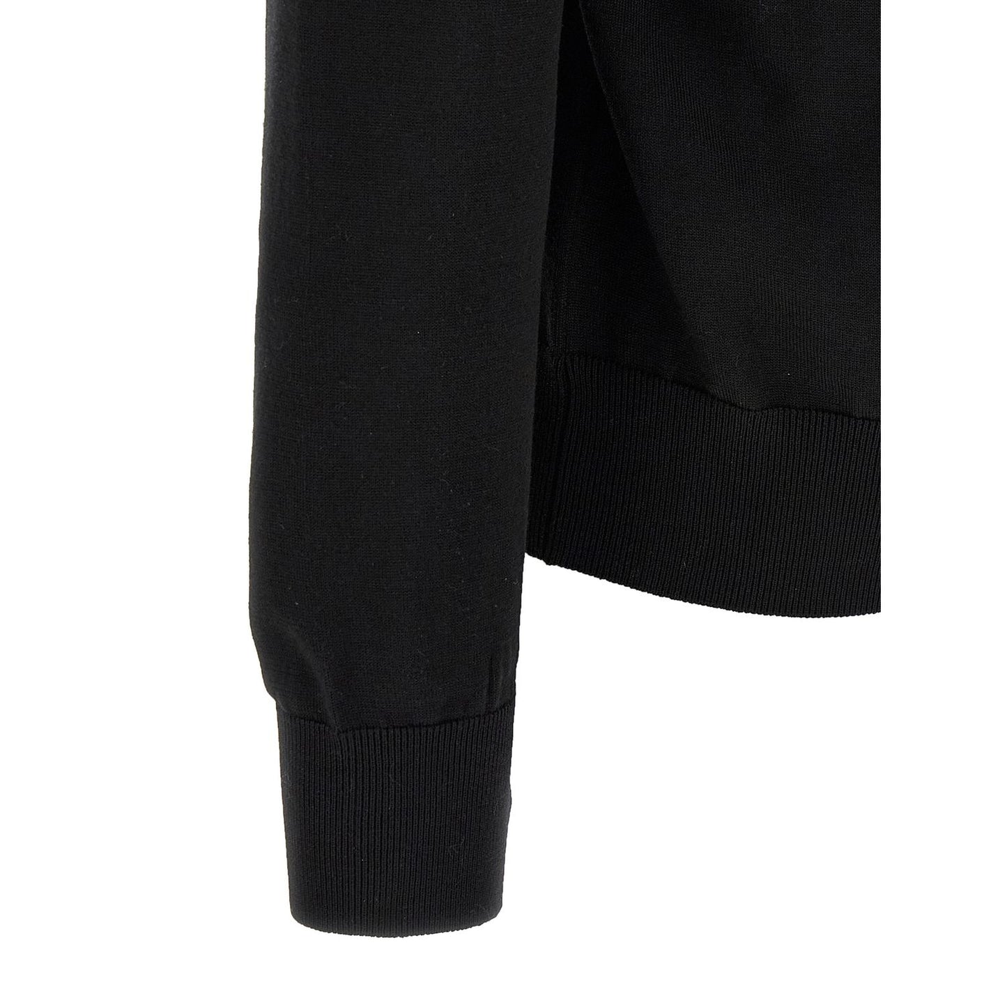 Dolce & Gabbana Black Virgin Wool Cardigan