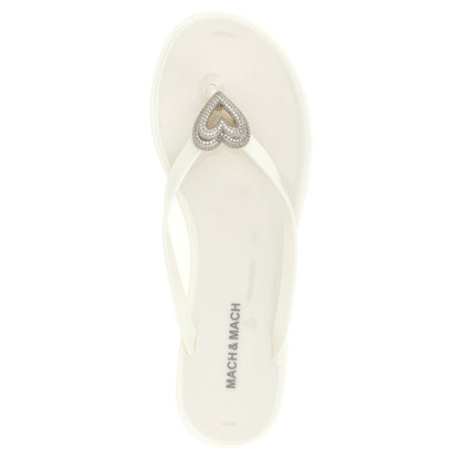 MACH & MACH White Pvc Slides