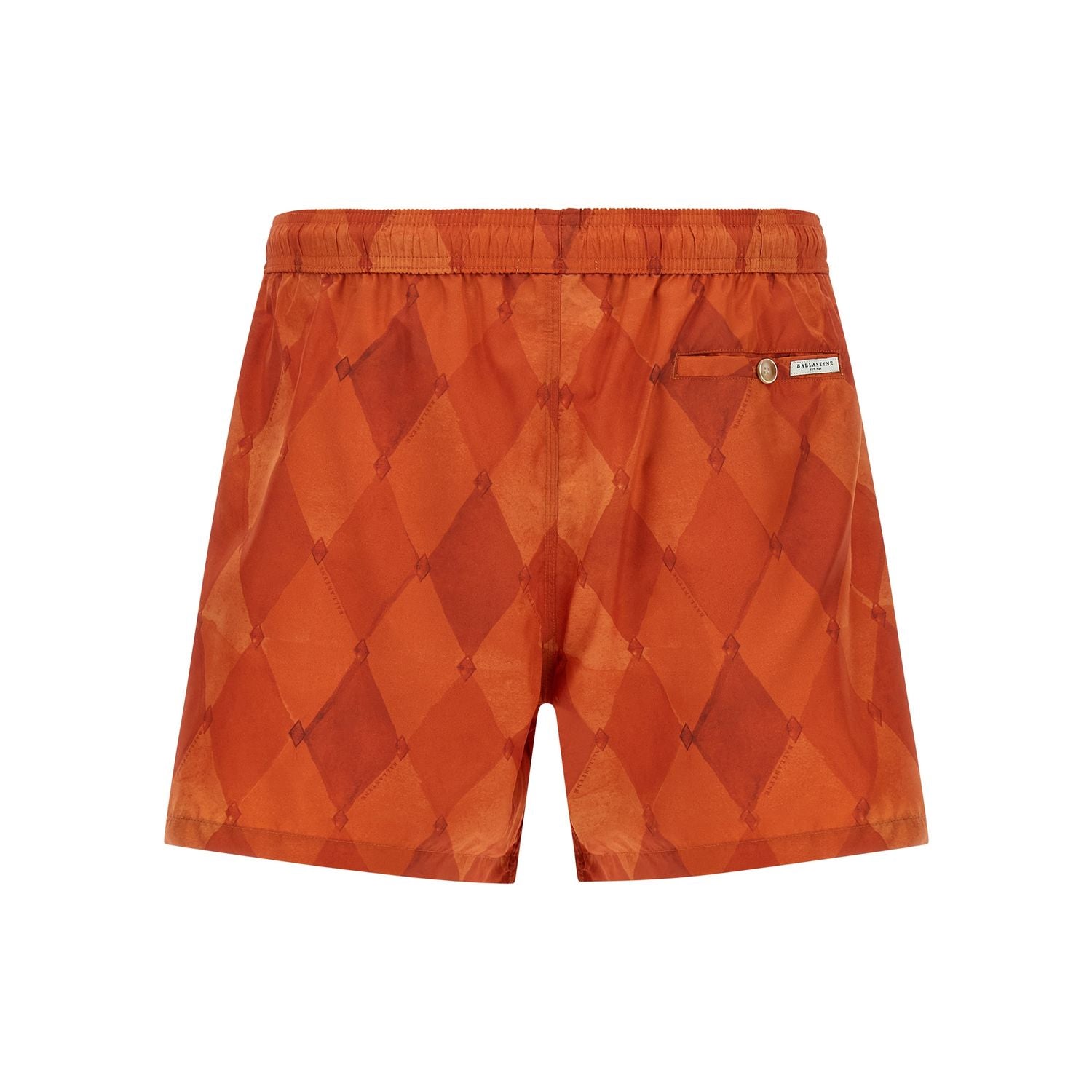 Ballantyne Orange Polyester Swim Shorts