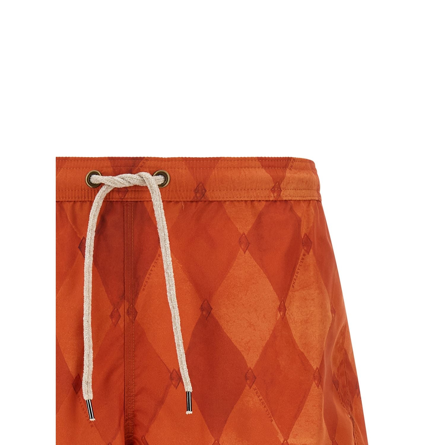 Ballantyne Orange Polyester Swim Shorts