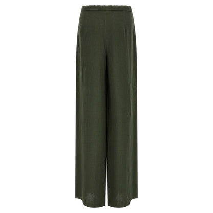 Max Mara Bicolor Linen Casual Pants