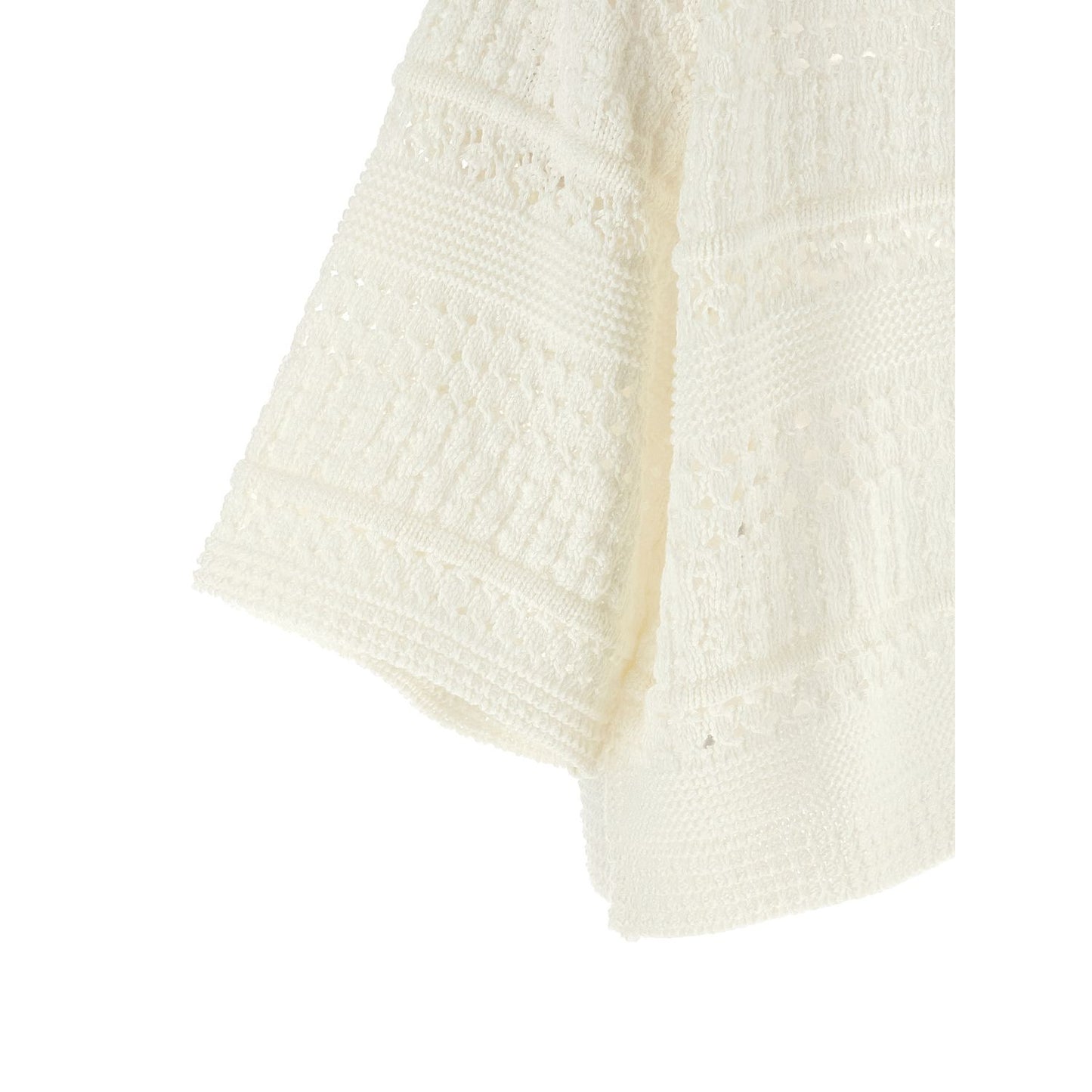 Max Mara White Cotton Cardigan