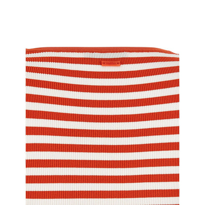 Max Mara Multicolor Viscose Sleeveles T-Shirt