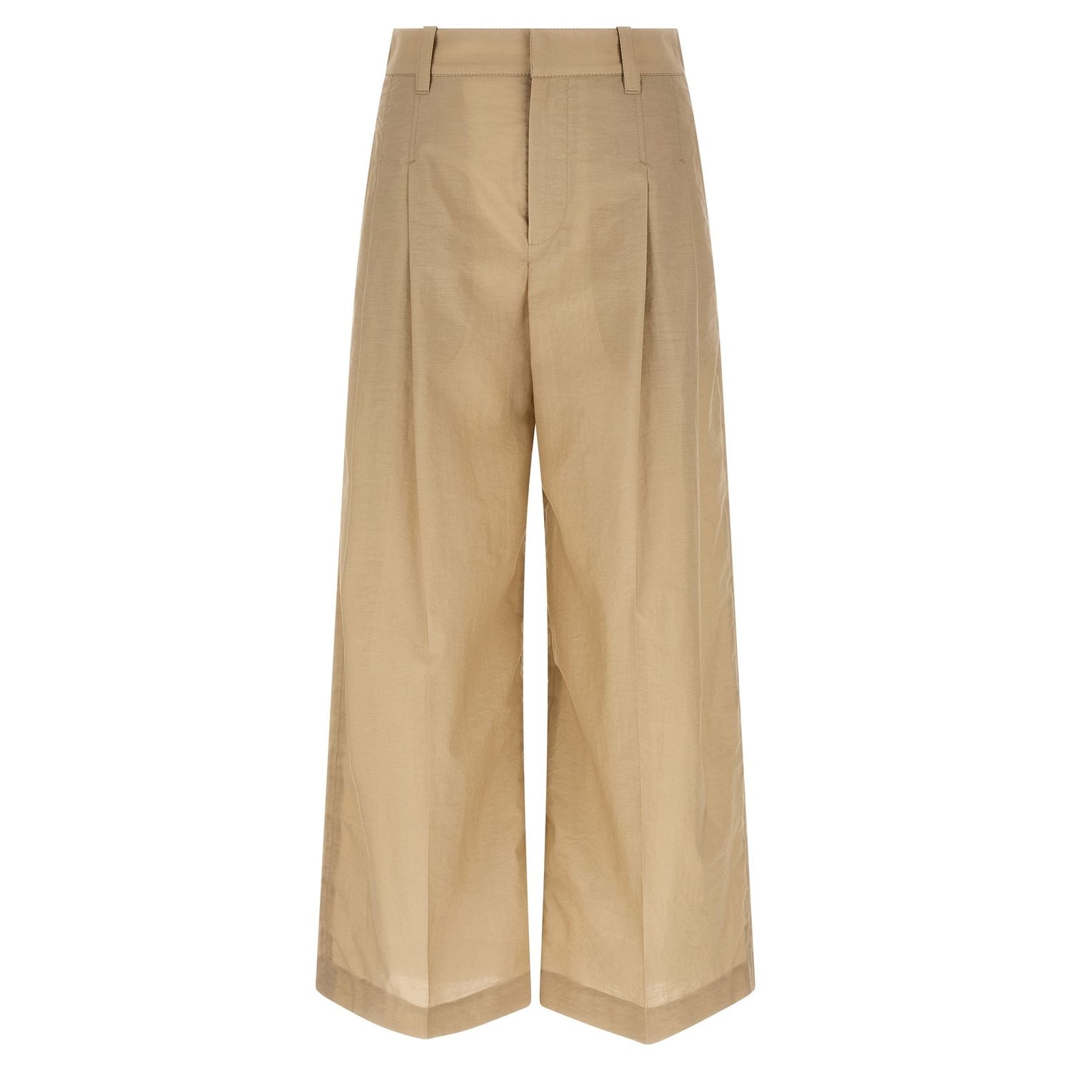 Brunello Cucinelli Beige Cotton Casual Pants