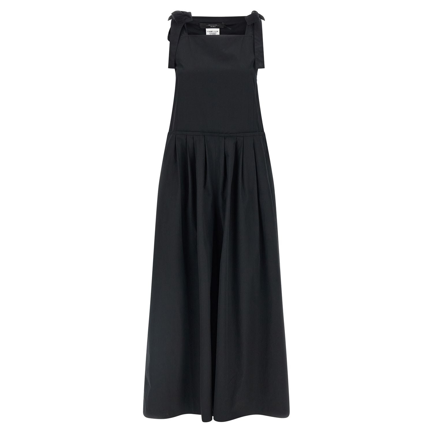 Max Mara Black Cotton Jumpsuit