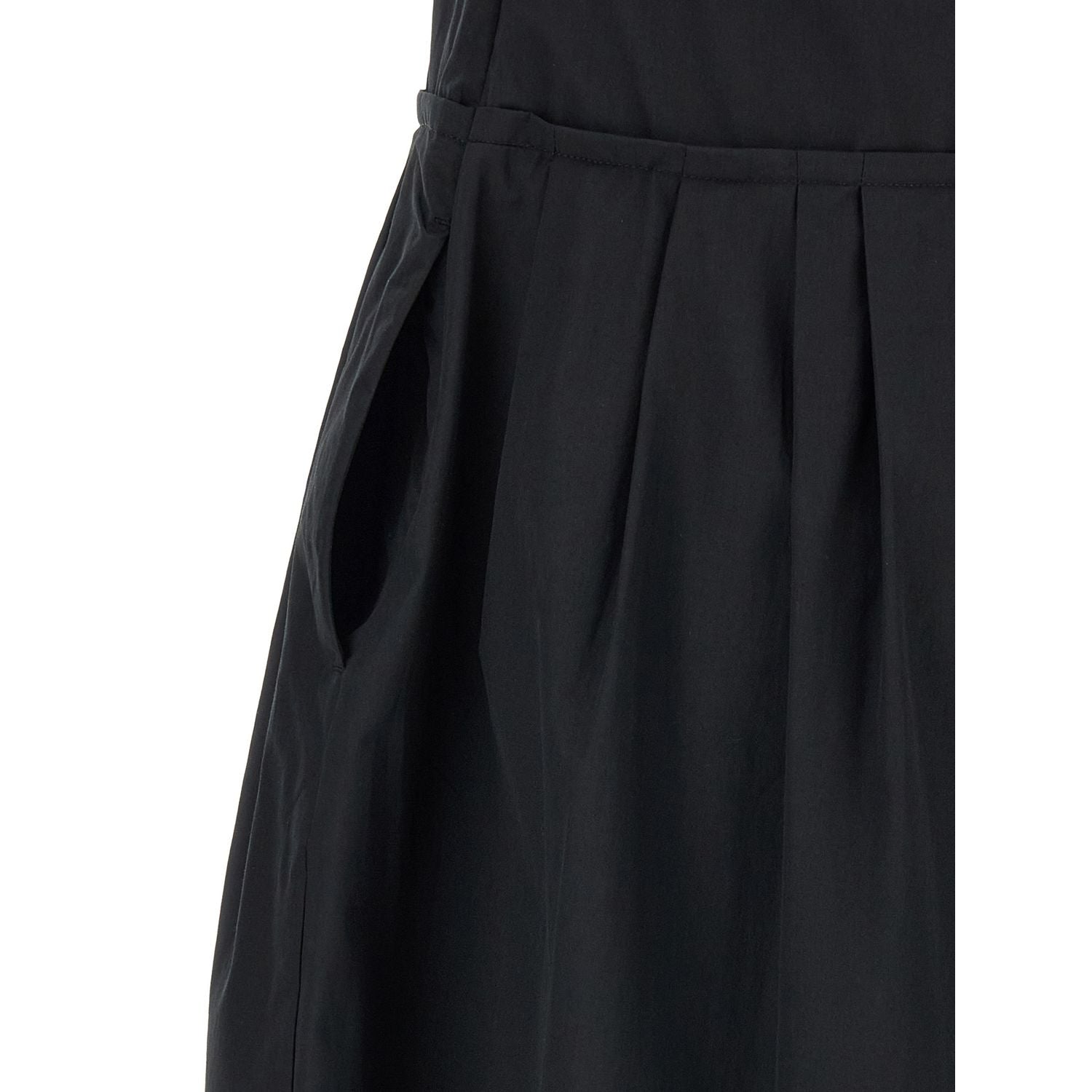 Max Mara Black Cotton Jumpsuit