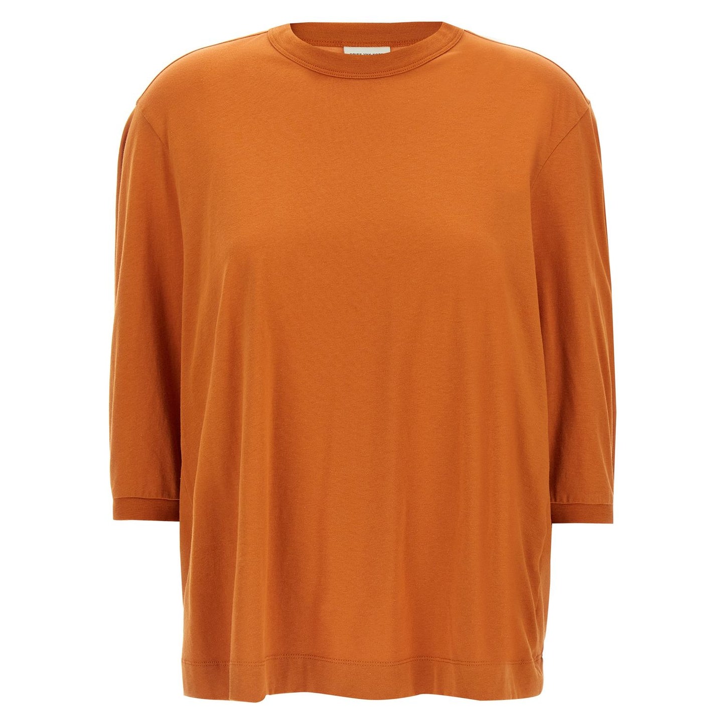 Dries Van Noten Orange Cotton T-Shirt