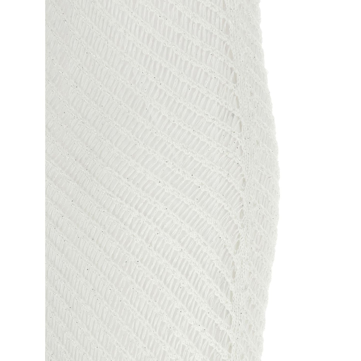 PINKO White Polyester Long Dress