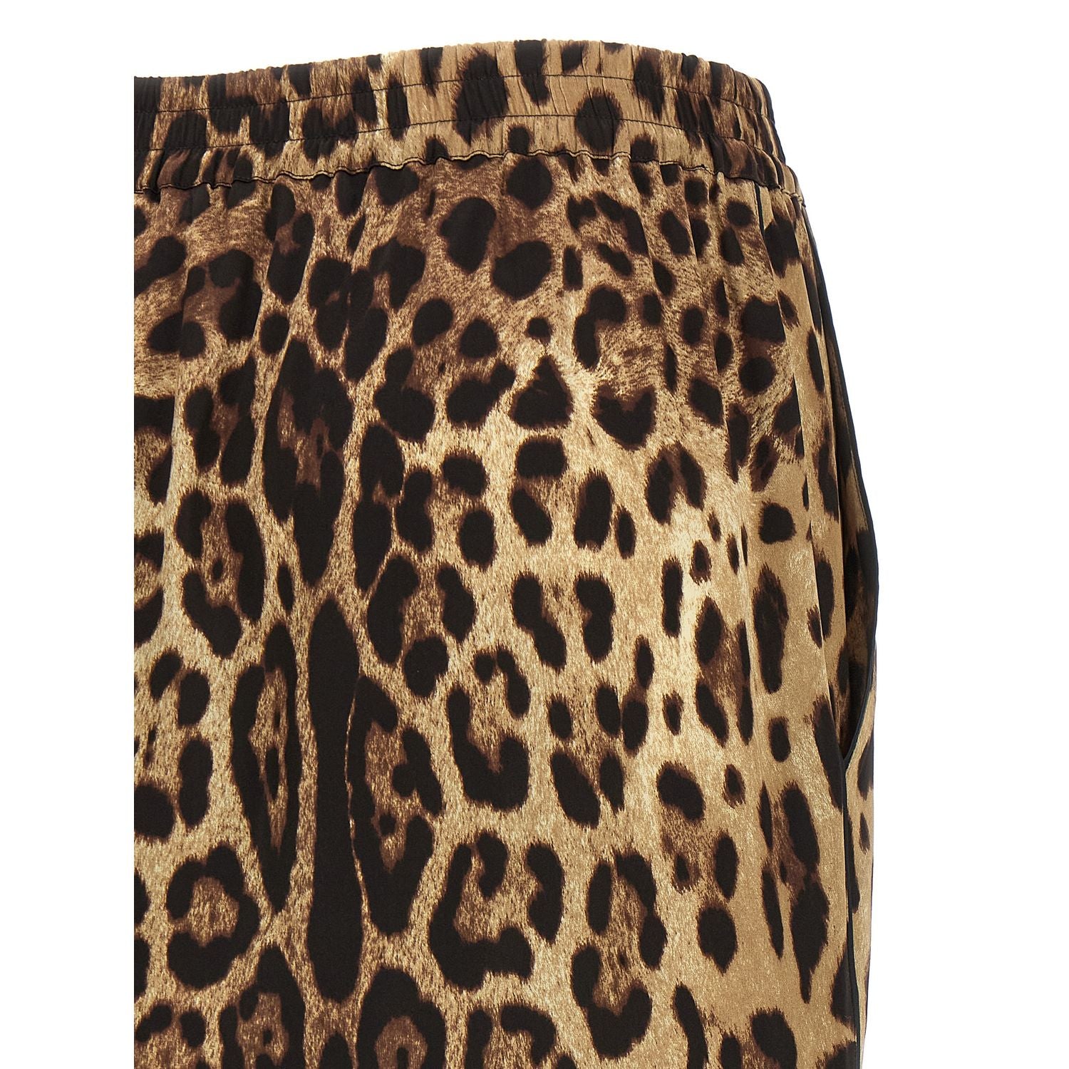 Dolce & Gabbana Brown Silk Bermuda Shorts