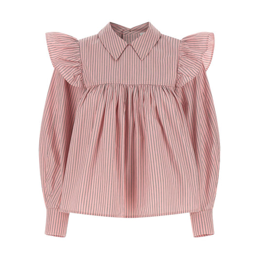 Ganni Multicolor Organic Cotton Blouse