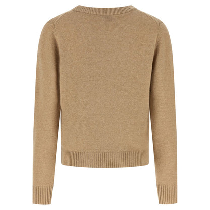 Ganni Beige Wool Cardigan
