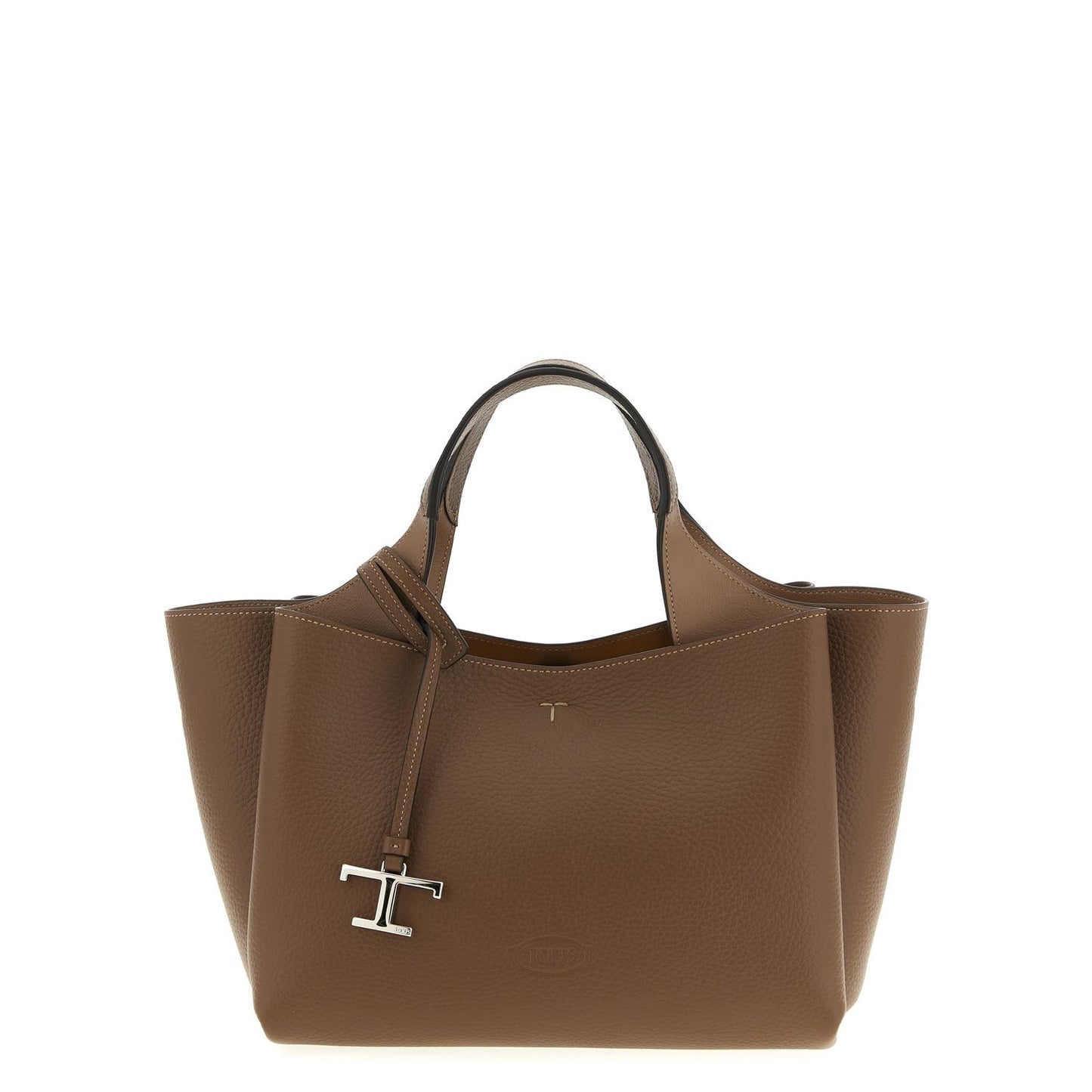 Tod's Brown Calfskin Handbag