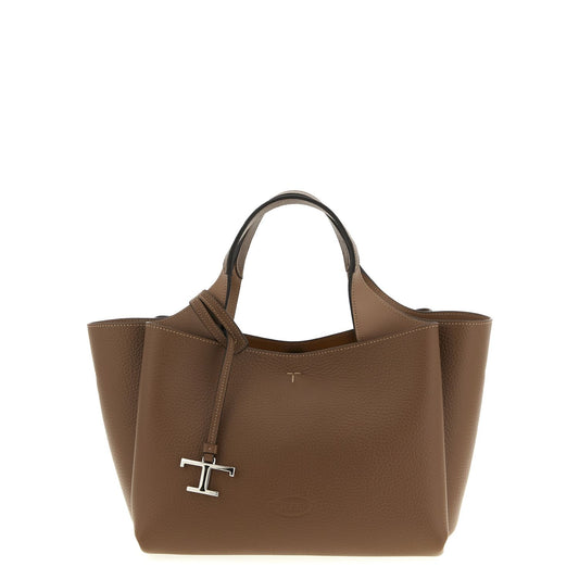 Tod's Brown Calfskin Handbag