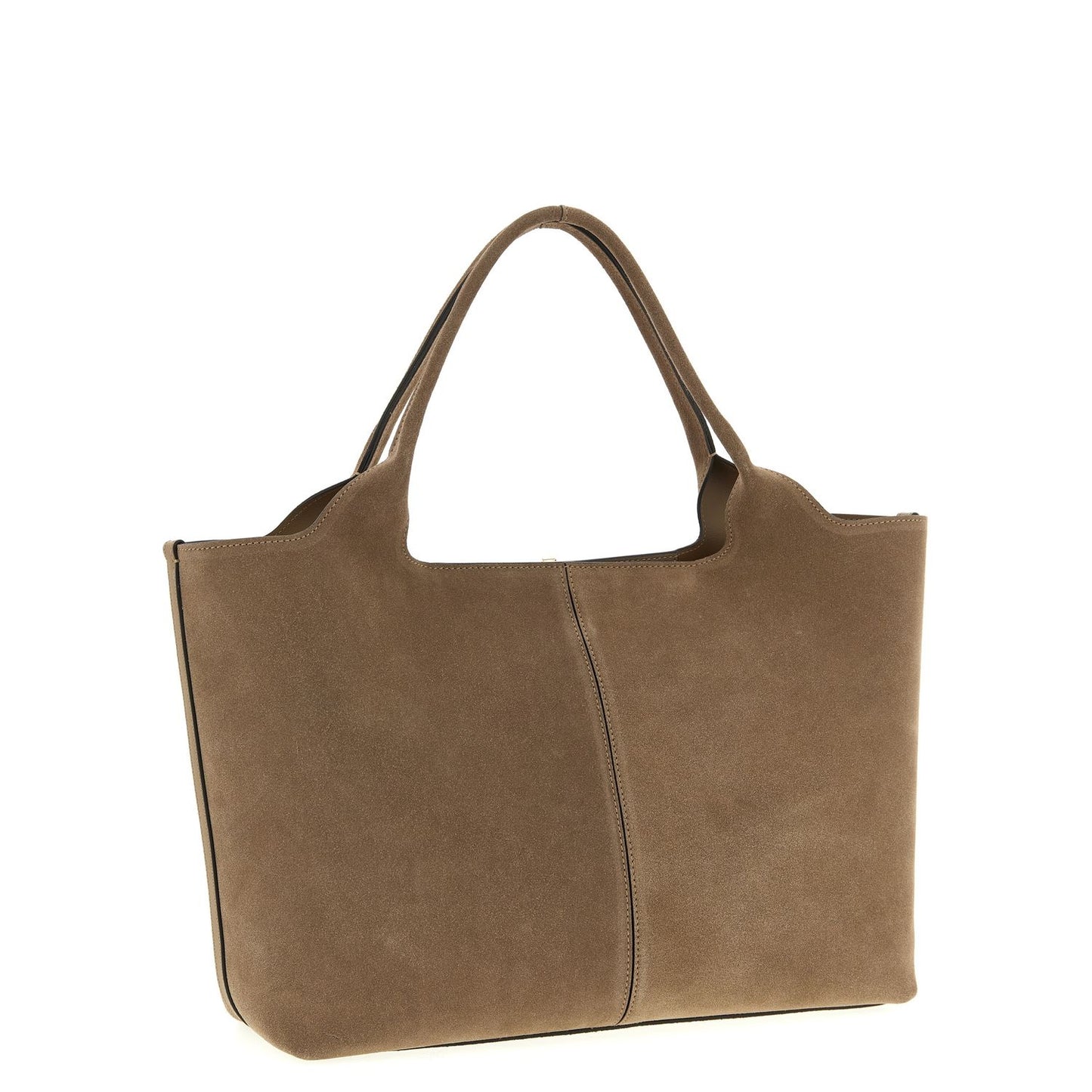 Tod's Beige Calfskin Tote Bag