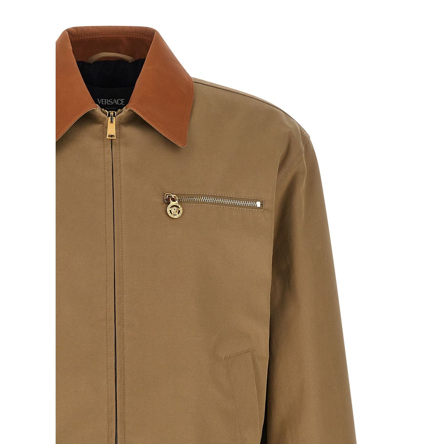 Versace Beige Cotton Jacket