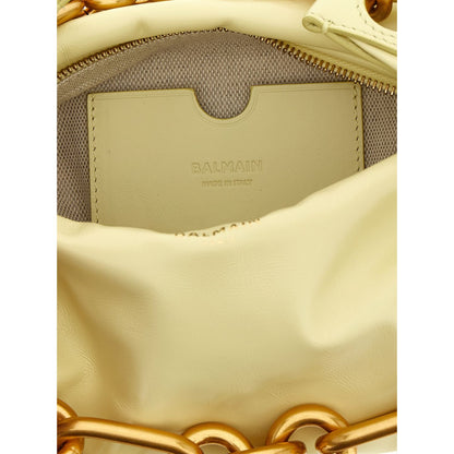 Balmain Bicolor Calfskin Handbag