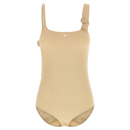 Courrèges Beige Polyamide Bodysuit