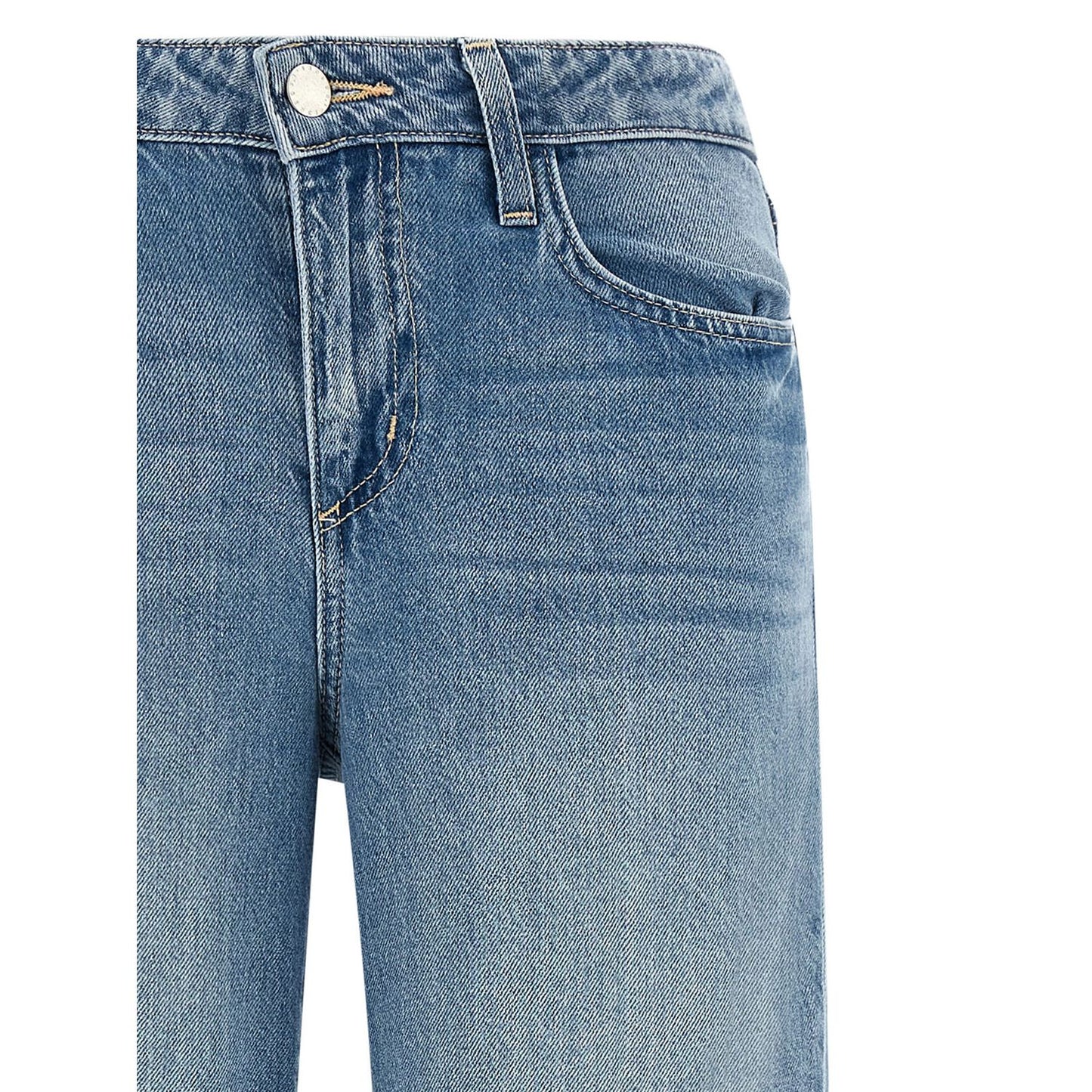 L'Agence Blue Cotton Jeans Denim