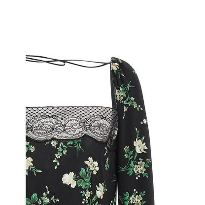 Dolce & Gabbana Black Sisal Tank Tops