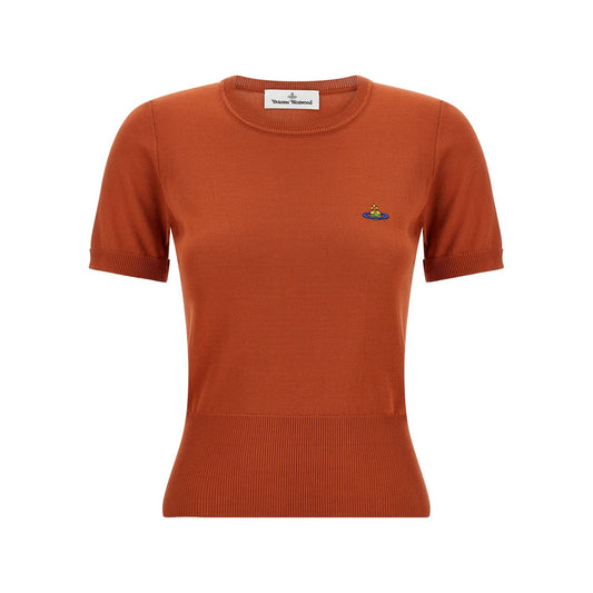 Vivienne Westwood Orange Cotton T-Shirt