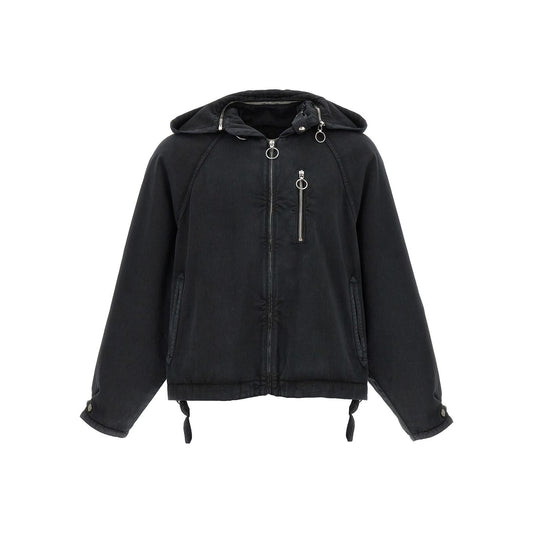 Namacheko Black Cotton Shell Jacket