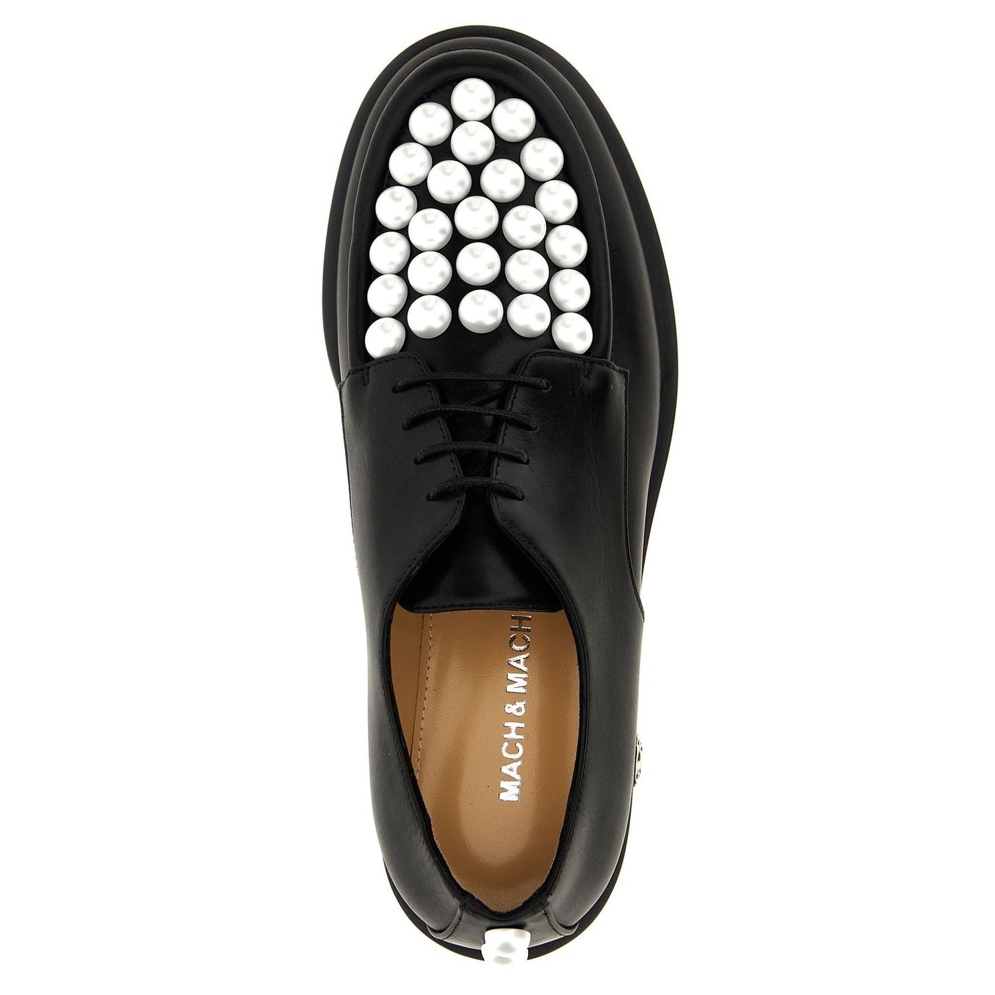 MACH & MACH Bicolor Calfskin Oxfords And Derbies