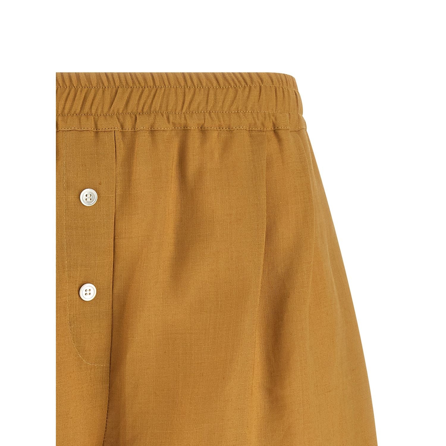 Marni Bicolor Calfskin Bermuda Shorts