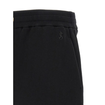 Jil Sander Black Cotton Bermuda Shorts