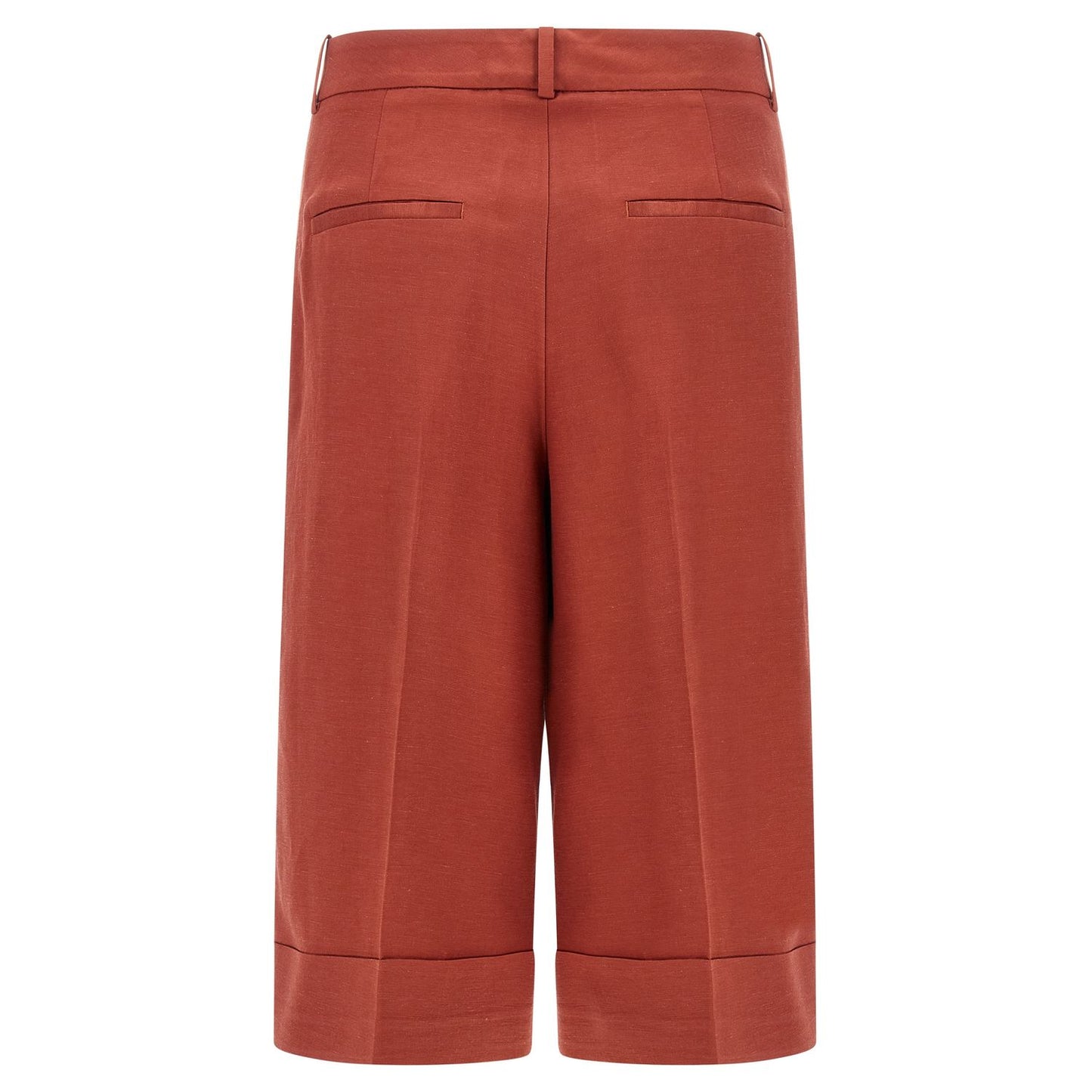 Peserico Multicolor Viscose Bermuda Shorts