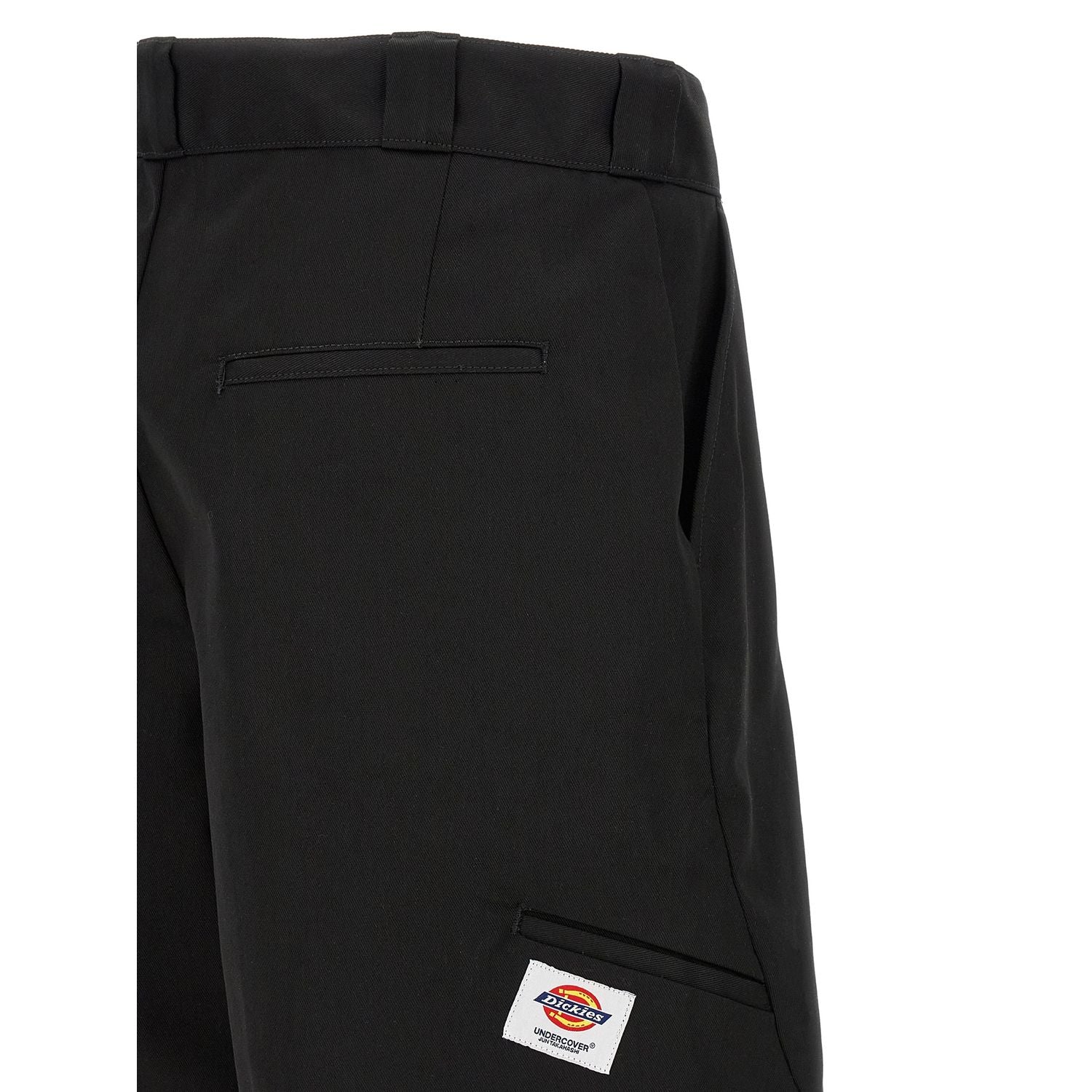 Undercover Black Polyester Bermuda Shorts