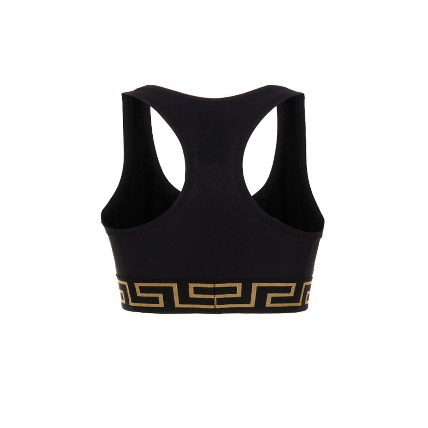 Versace Black Polyamide Sport Bra
