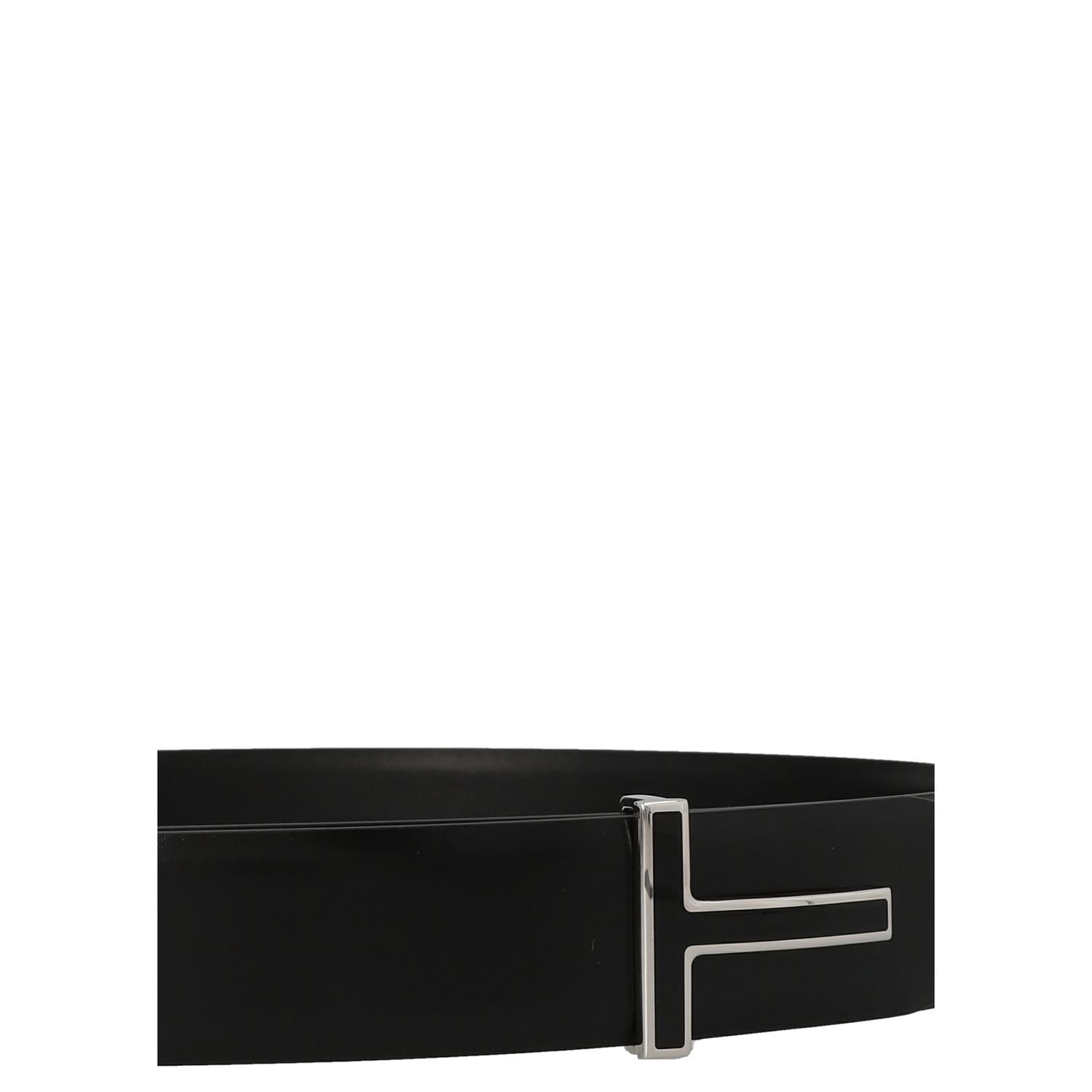 Tom Ford Black Calfskin Regular Belt