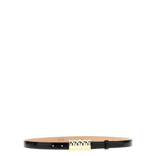 Khaite Black Calfskin Regular Belt