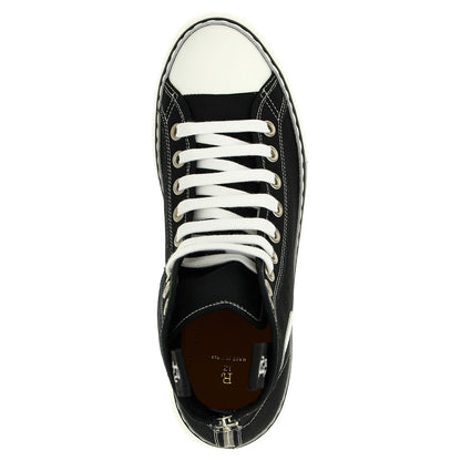 R13 Bicolor Cotton Platform Sneakers