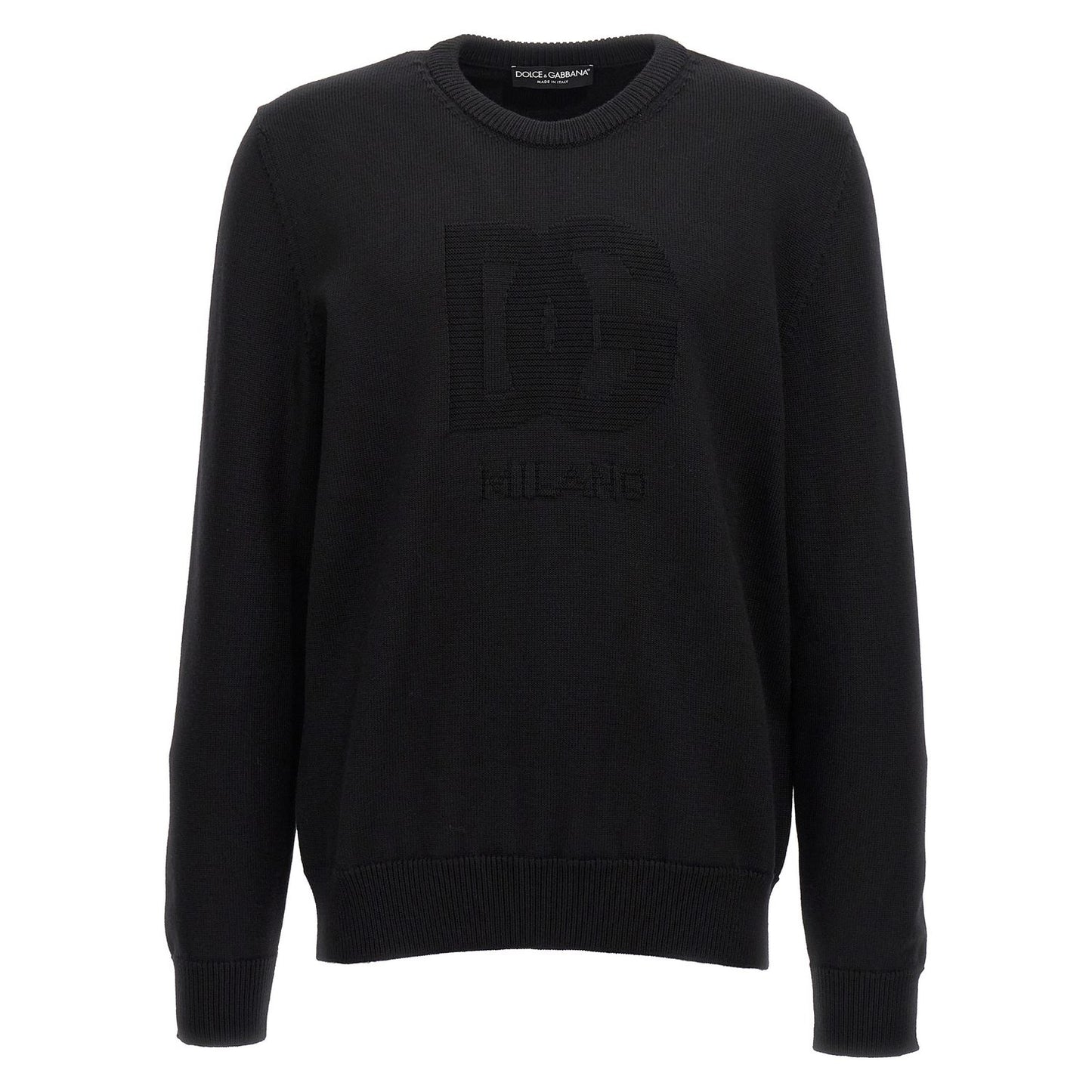 Dolce & Gabbana Black Virgin Wool Cardigan