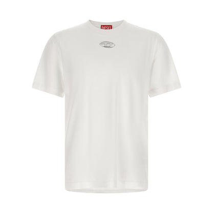 Diesel White Cotton T-Shirt