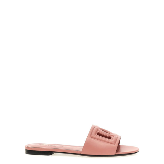 Dolce & Gabbana Multicolor Calfskin Slides