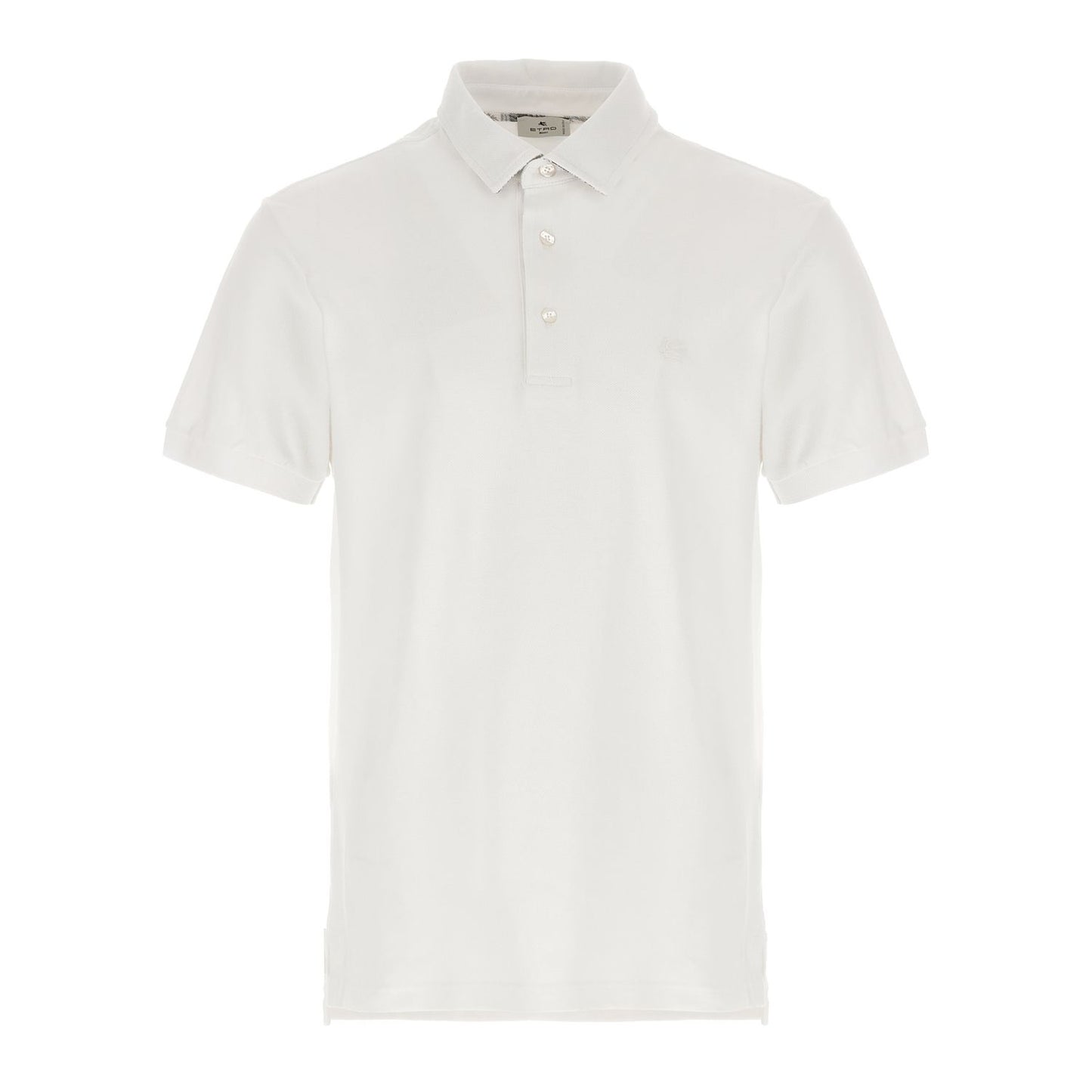 Etro White Cotton Polo Shirt