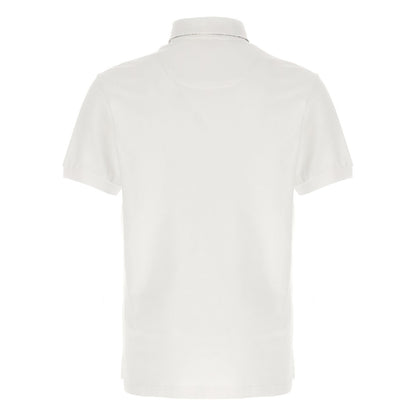 Etro White Cotton Polo Shirt