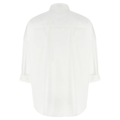 Brunello Cucinelli White Cotton Blouse