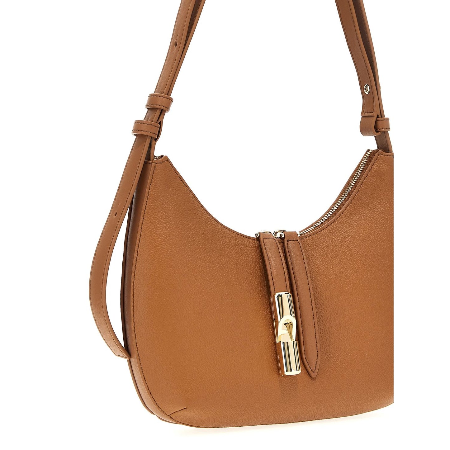 Furla Brown Leather Shoulder Bag