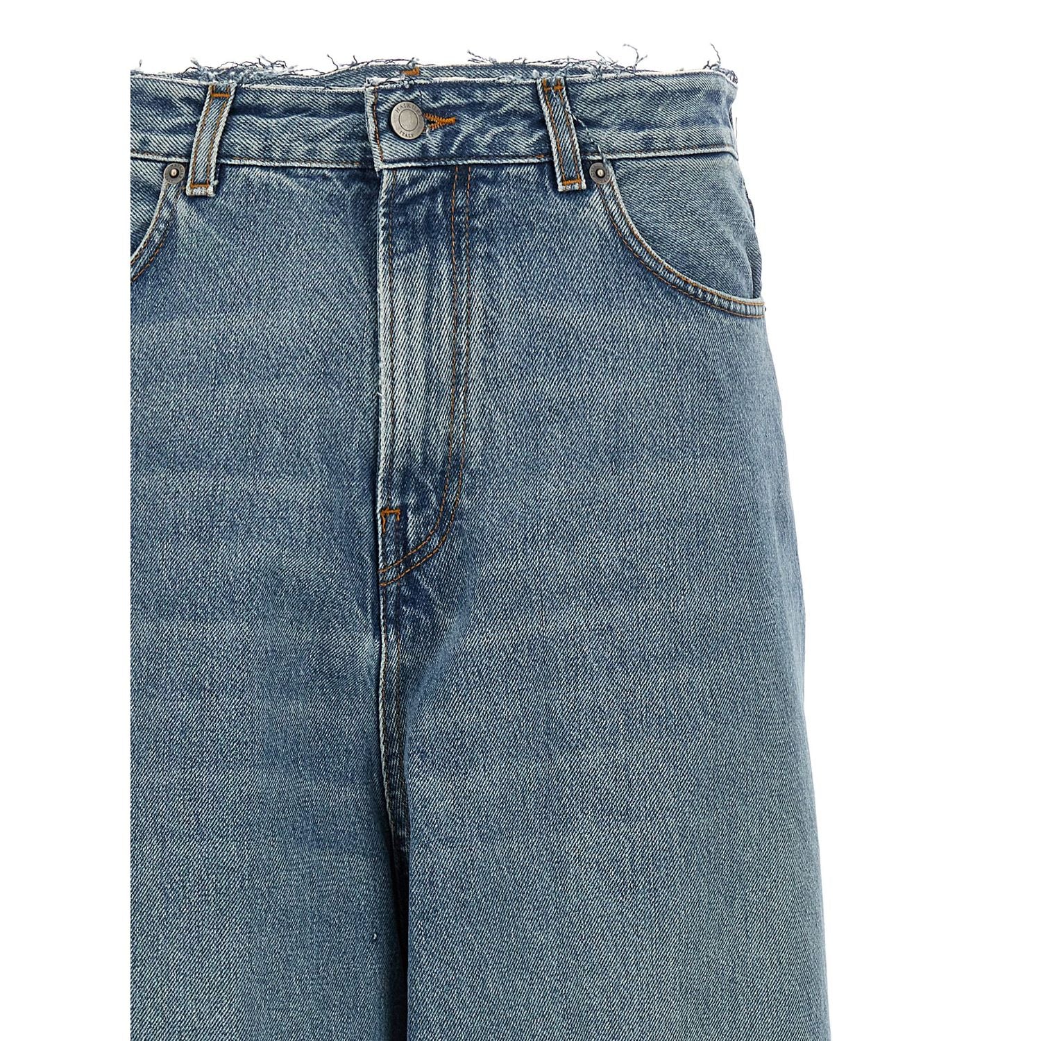 Haikure Blue Cotton Jeans Denim