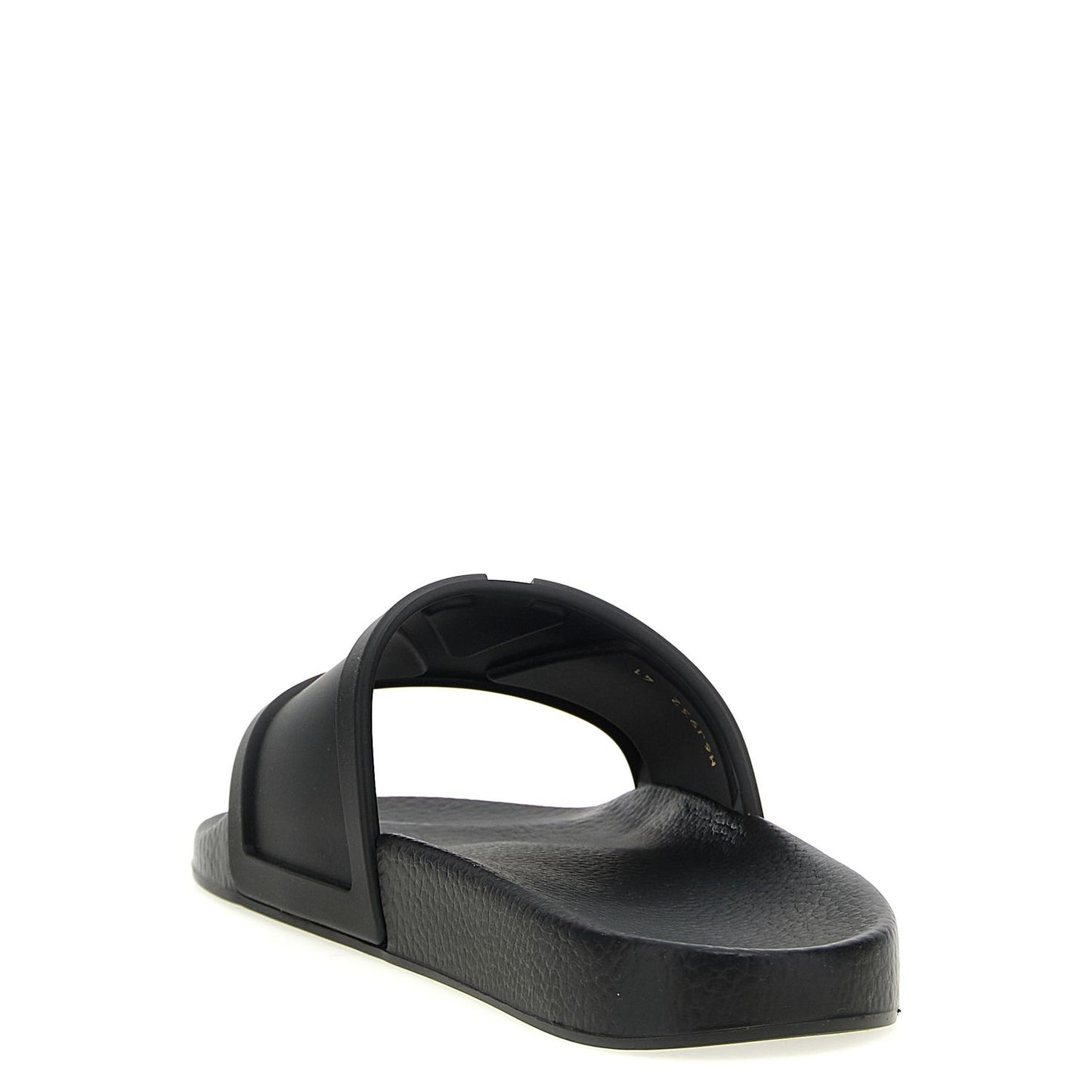 Valentino Garavani Black Plastic Slides