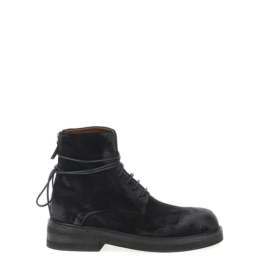 Marsell Black Cotton Chelsea Boots