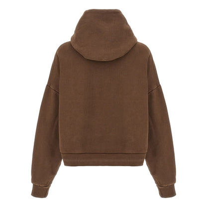 Entire Studios Brown Cotton Sweatshirt