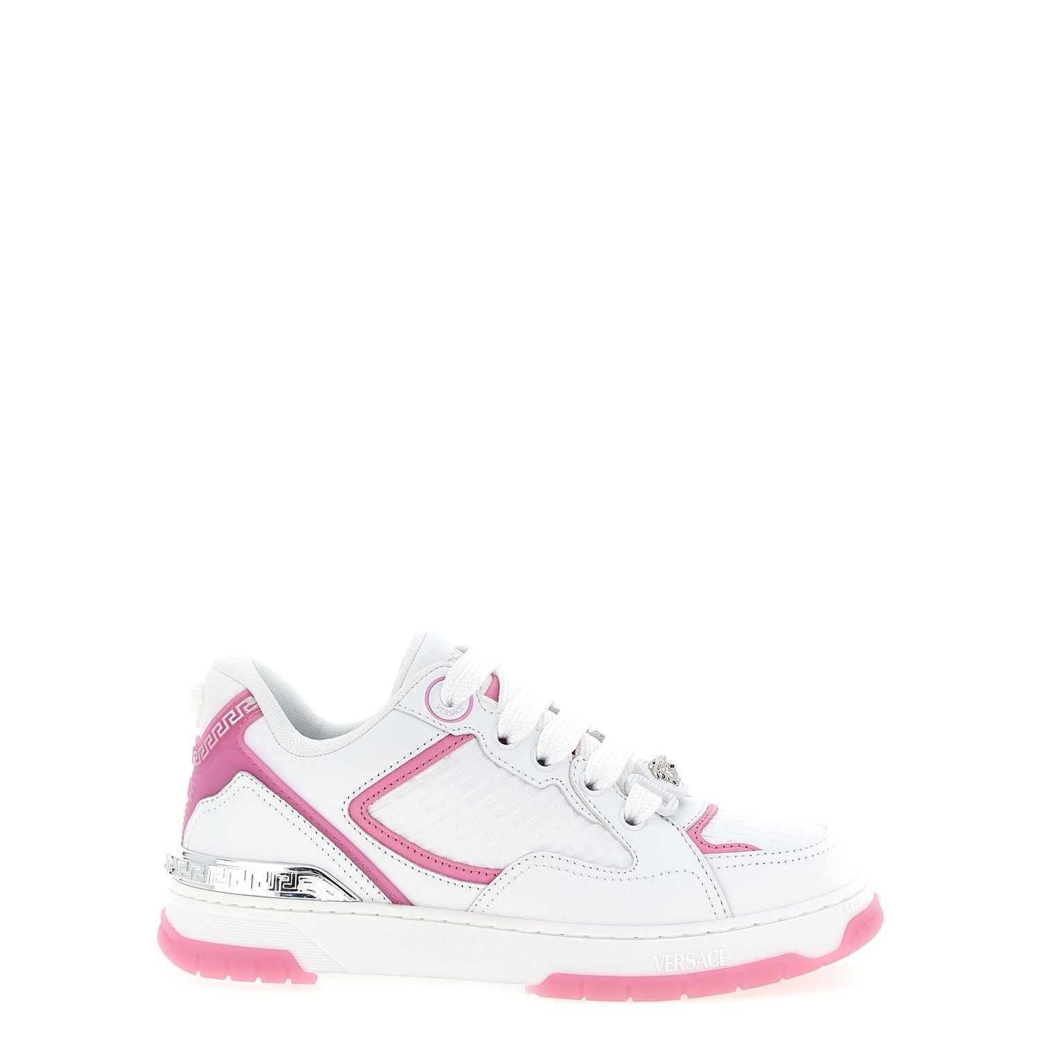 Versace Multicolor Calfskin Athletic Sneakers