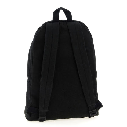 Balenciaga Black Cotton Backpack